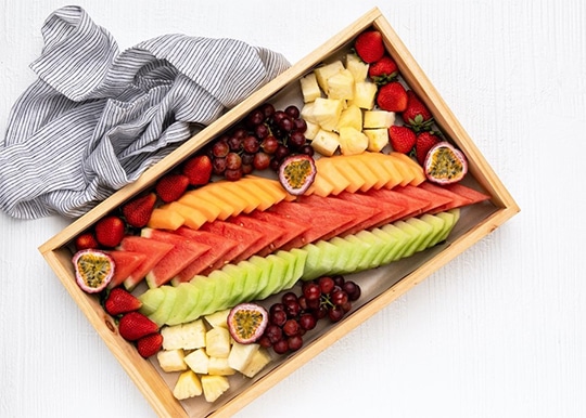 Fruit catering platters 