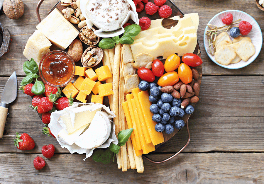 Fruit and Cheese Platter
