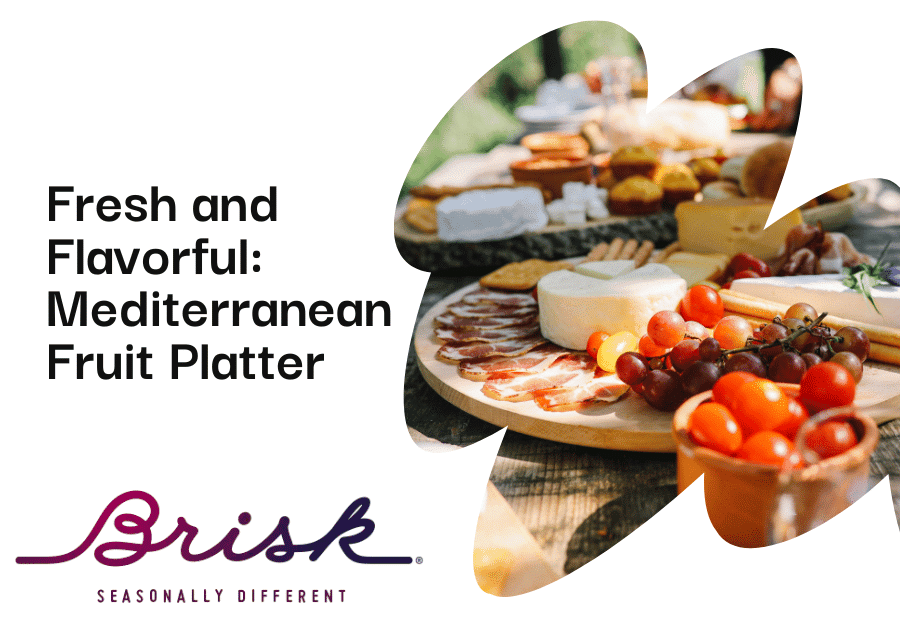 Mediterranean Style fruit platter idea 