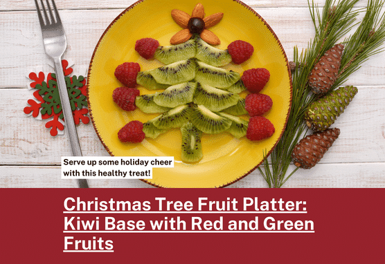 Christmas Tree fruit platter presentation idea